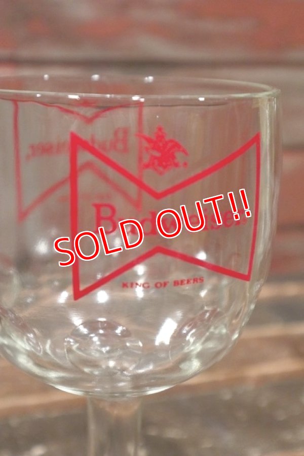 画像2: gs-220501-04 Budweiser / 1980's〜 Goblet Glass
