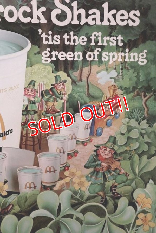 画像3: dp-220501-65 McDonald's / 1979 Translite "Shamrock Shakes"