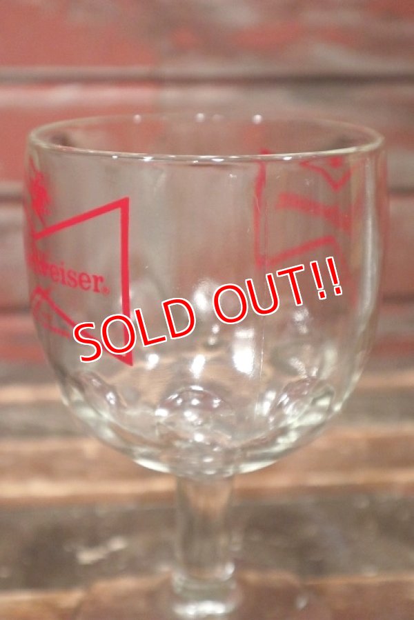 画像4: gs-220501-04 Budweiser / 1980's〜 Goblet Glass