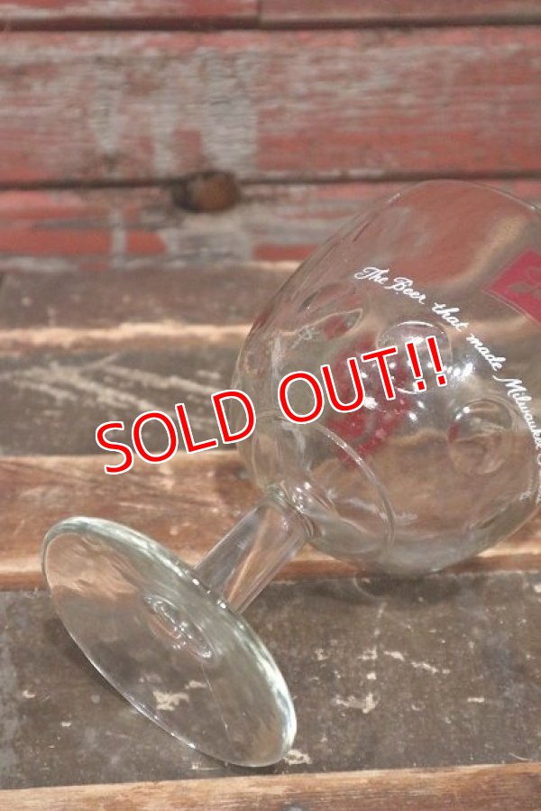 画像6: gs-220501-05 Schlitz / 1980's〜 Goblet Glass