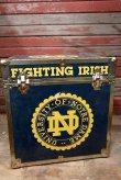 画像6: dp-220501-77 University of Notre Dam Fighting Irish / 1970's Storage Box