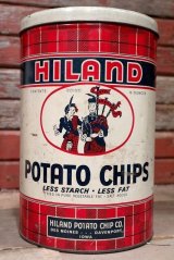 画像: dp-220501-21 HILAND / Vintage Potato Chips Can