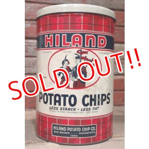 画像: dp-220501-21 HILAND / Vintage Potato Chips Can
