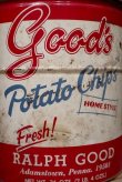 画像2: dp-220501-21 good's / Vintage Potato Chips Can