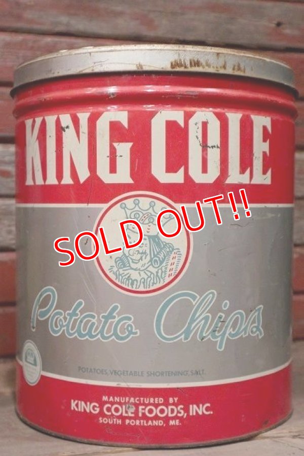画像3: dp-220501-21 KING COLE / Vintage Potato Chips Can