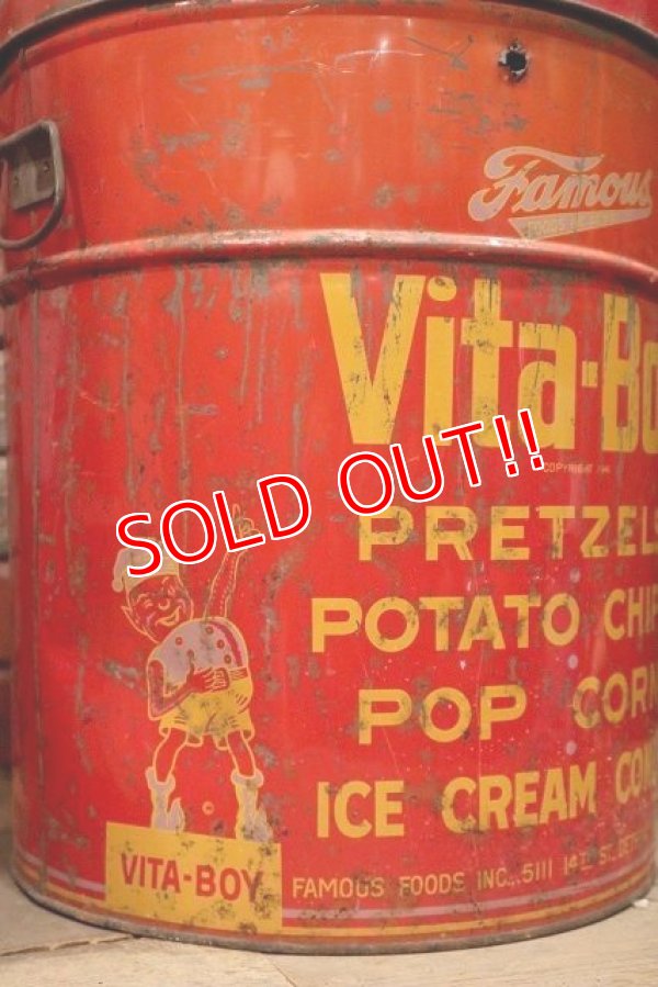 画像2: dp-220501-21 Vita-Boy / Vintage Potato Chips Can