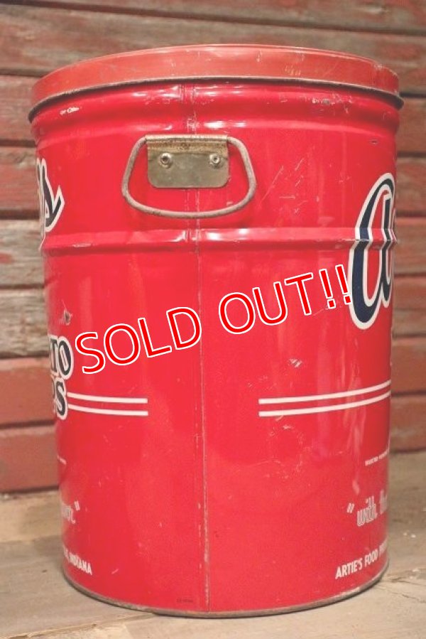 画像4: dp-220501-21 Artie's / Vintage Potato Chips Can