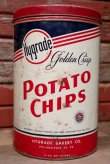 画像1: dp-220501-21 Hygrade Golden Chips / Vintage Potato Chips Can