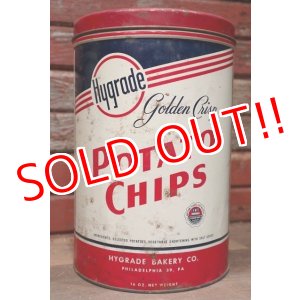 画像: dp-220501-21 Hygrade Golden Chips / Vintage Potato Chips Can