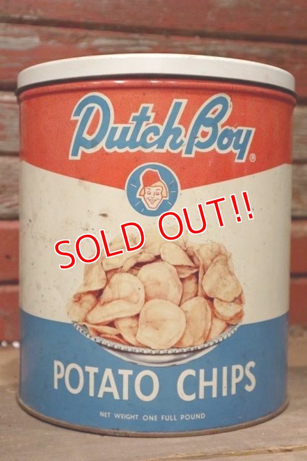 画像1: dp-220501-21 Dutch Boy / Vintage Potato Chips Can