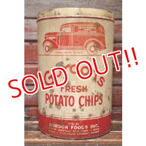 画像: dp-220501-21 Gordon's / Vintage Potato Chips Can