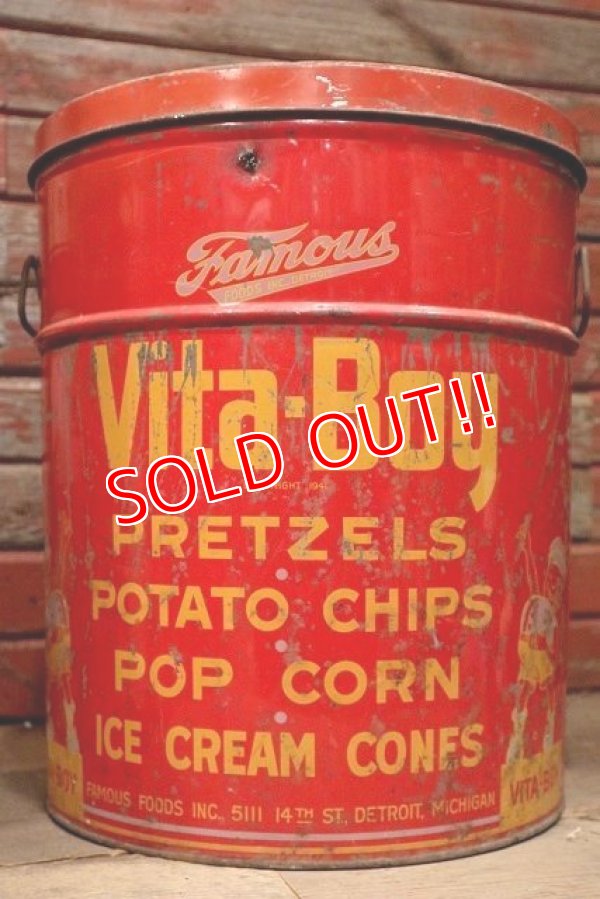 画像4: dp-220501-21 Vita-Boy / Vintage Potato Chips Can