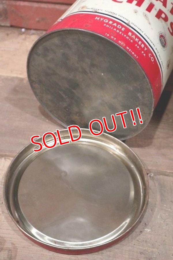 画像9: dp-220501-21 Hygrade Golden Chips / Vintage Potato Chips Can