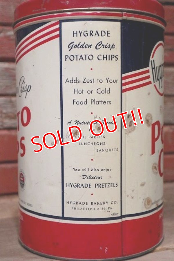 画像4: dp-220501-21 Hygrade Golden Chips / Vintage Potato Chips Can