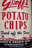 画像2: dp-220501-21 Groff's / Vintage Potato Chips Can