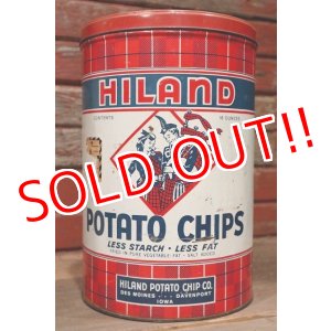 画像: dp-220501-21 HILAND / Vintage Potato Chips Can