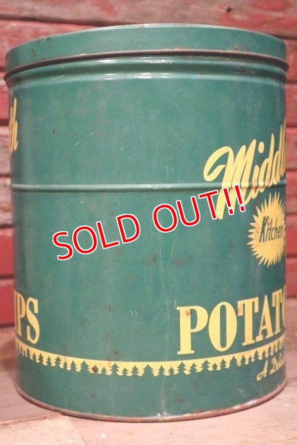 画像4: dp-220501-21 Middleswarth / Vintage Potato Chips Can