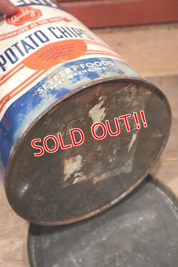 画像8: dp-220501-21 SEYFERT'S / Vintage Potato Chips Can
