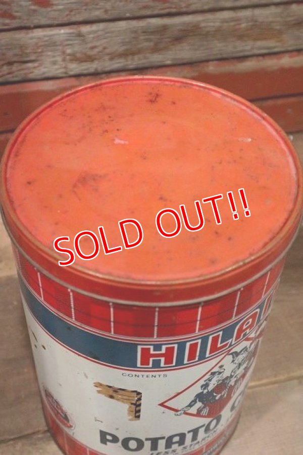 画像6: dp-220501-21 HILAND / Vintage Potato Chips Can