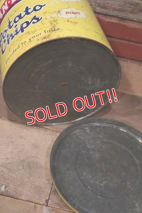 画像9: dp-220501-21 DAN・DEE / Vintage Potato Chips Can