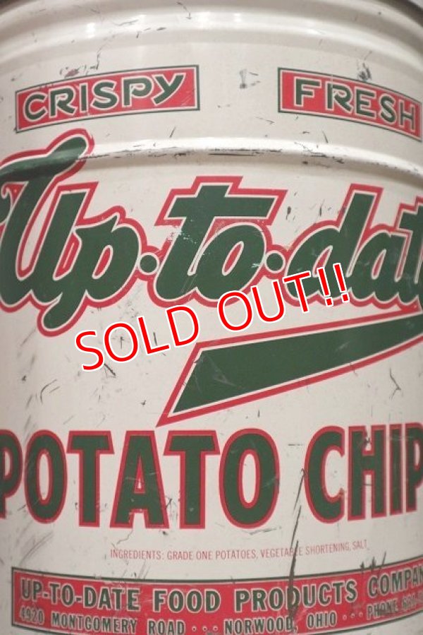 画像2: dp-220501-21 Up-to-date / Vintage Potato Chips Can