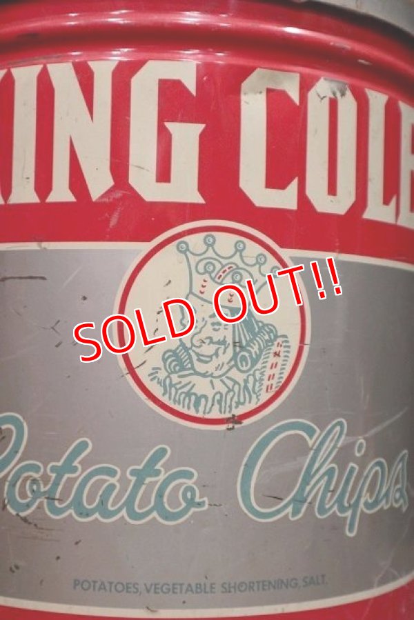 画像2: dp-220501-21 KING COLE / Vintage Potato Chips Can
