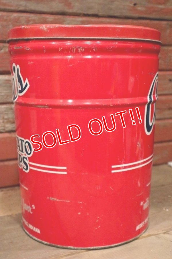 画像5: dp-220501-21 Artie's / Vintage Potato Chips Can