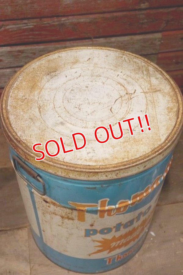 画像7: dp-220501-21 Thomasson's / Vintage Potato Chips Can