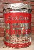 画像1: dp-220501-21 Morton's / Vintage Potato Chips Can