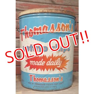 画像: dp-220501-21 Thomasson's / Vintage Potato Chips Can
