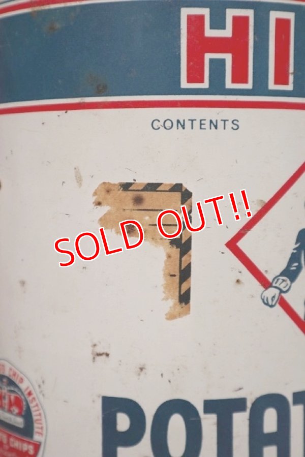 画像5: dp-220501-21 HILAND / Vintage Potato Chips Can