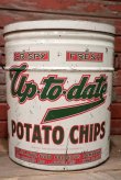 画像1: dp-220501-21 Up-to-date / Vintage Potato Chips Can