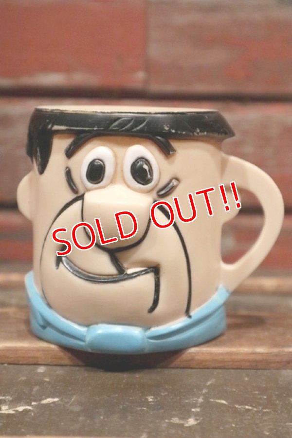 画像1: ct-211210-04 Fred Flintstone / 1960's Plastic Mug