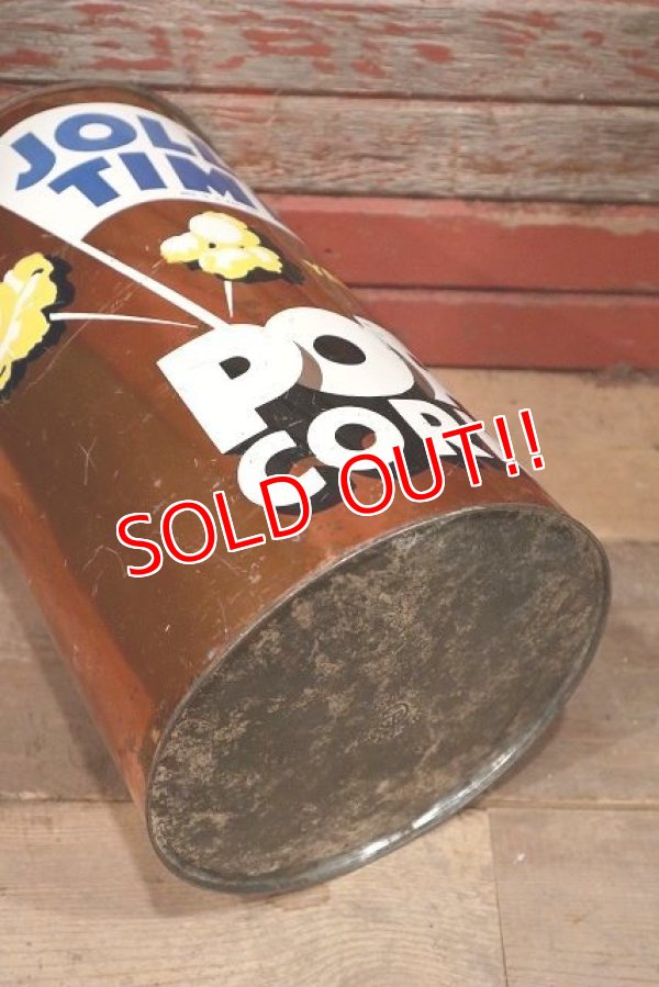 画像9: dp-220501-81 JOLLY TIME POP CORN / 1970's Tin Trash Can
