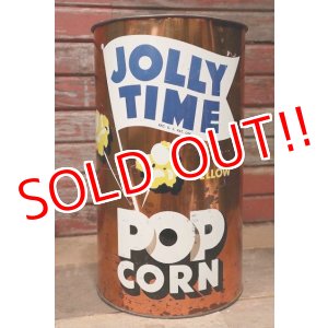 画像: dp-220501-81 JOLLY TIME POP CORN / 1970's Tin Trash Can