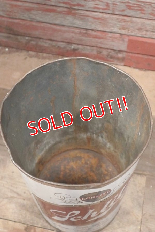 画像8: dp-220501-79 Schlitz Beer / 1970's Tin Trash Can