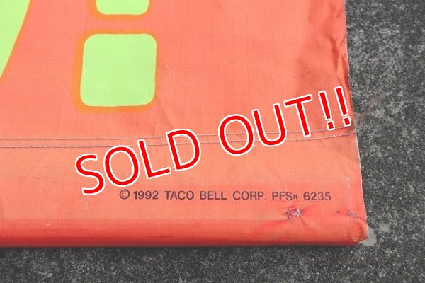 画像6: dp-220501-38 TACO BELL / 1992 Banner "NEW! STEAK BURRITO"