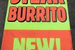 画像4: dp-220501-38 TACO BELL / 1992 Banner "NEW! STEAK BURRITO"