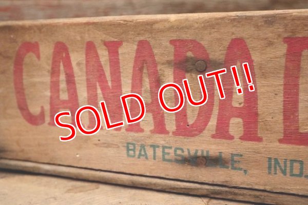 画像3: dp-220501-83 CANADA DRY / Vintage Wood Box