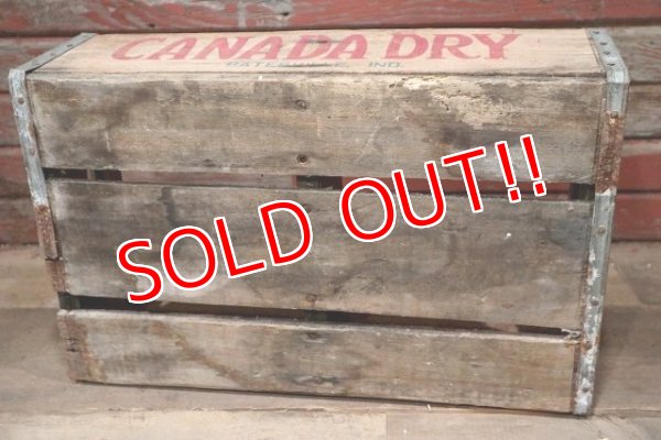 画像8: dp-220501-83 CANADA DRY / Vintage Wood Box
