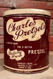 画像1: dp-220501-21 Charles Pretzels / Vintage Pretzels Can