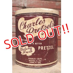 画像: dp-220501-21 Charles Pretzels / Vintage Pretzels Can