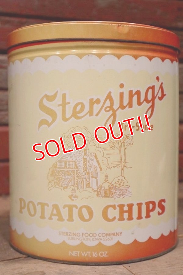 画像3: dp-220501-21 Starzing's / Vintage Potato Chips Can