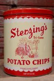 画像1: dp-220501-21 Starzing's / Vintage Potato Chips Can