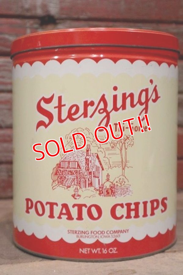 画像1: dp-220501-21 Starzing's / Vintage Potato Chips Can