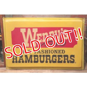 画像: dp-220501-50 WENDY'S / 1970's Store Sign