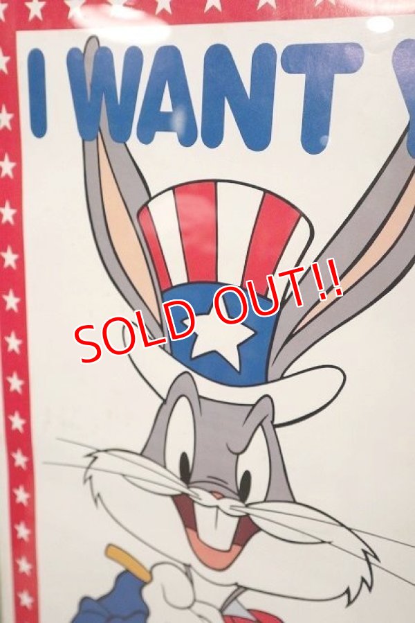 画像4: ct-220501-52 Bugs Bunny (Uncle Sam) / 1986 Poster