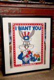 画像1: ct-220501-52 Bugs Bunny (Uncle Sam) / 1986 Poster