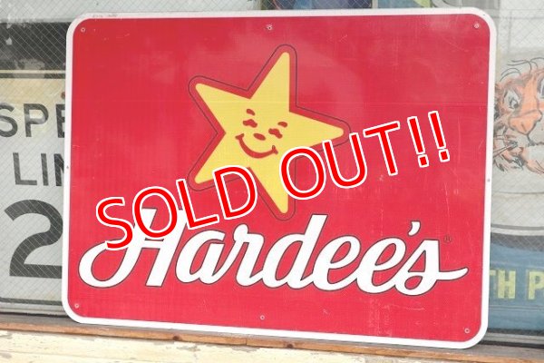 画像1: dp-220501-47 Hardee's / Large Road Sign