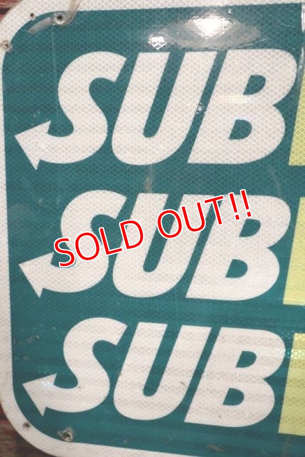 画像2: dp-220501-17 SUBWAY / Road Sign